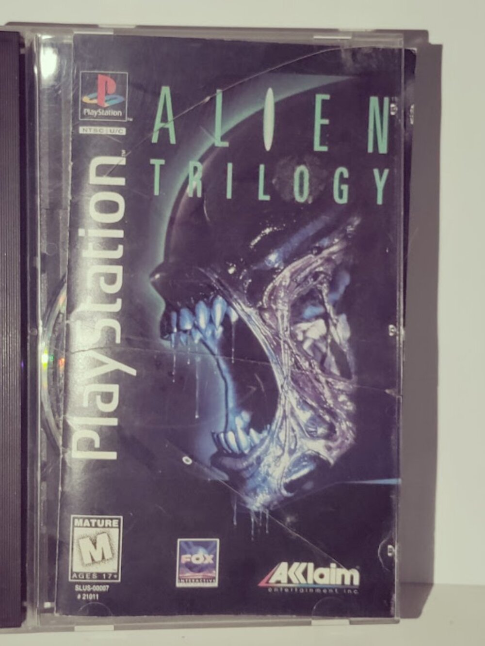 Alien Trilogy PS1 PlayStation 1 Complete CIB Black Label Acclaim